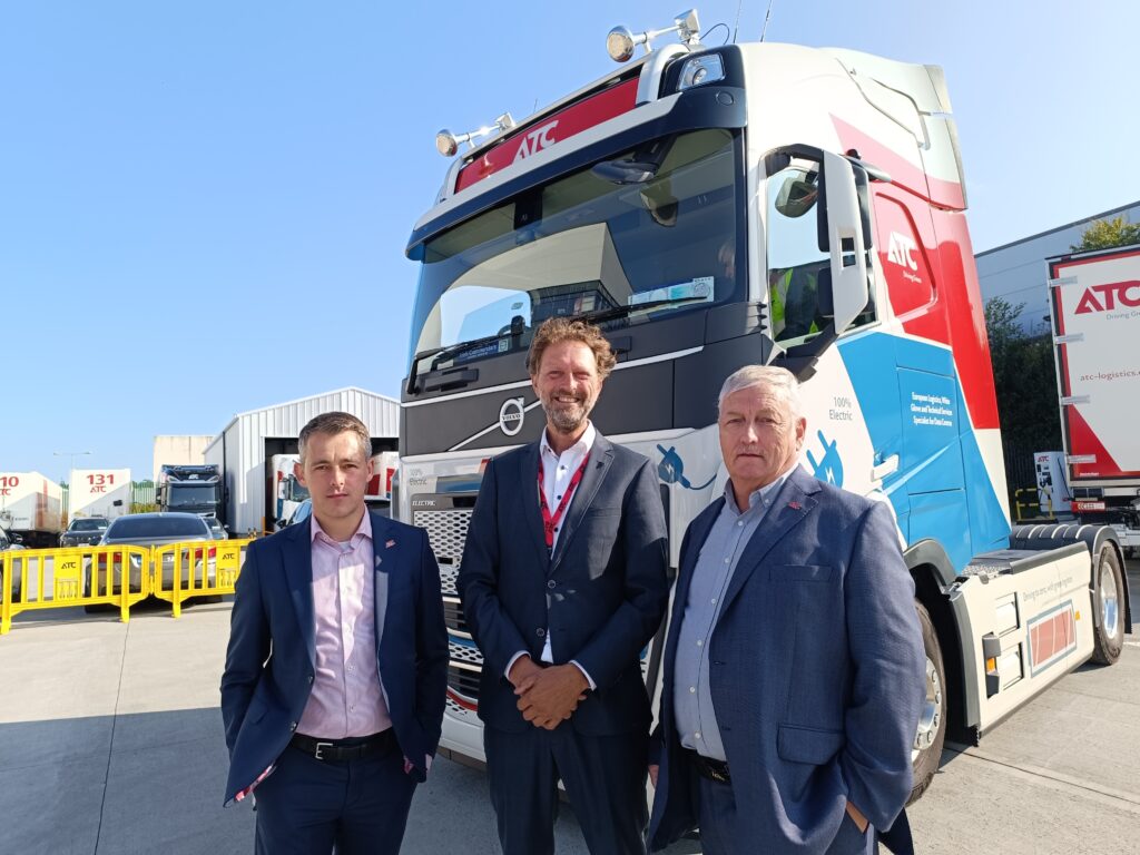 ATC Logistics lanceert nieuwe Electric Heavy Duty Vehicle (EHDV) in Ierland